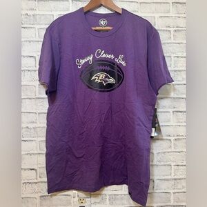 NWT! Men’s Stoney Clover Baltimore Ravens purple 47 t-shirt XL
